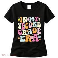 In My Second Grade Era 2nd Grade Teacher Groovy Retro Women's T-Shirt thumb 0