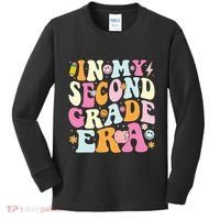 In My Second Grade Era 2nd Grade Teacher Groovy Retro Kids Long Sleeve Shirt thumb 0