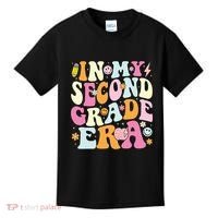 In My Second Grade Era 2nd Grade Teacher Groovy Retro Kids T-Shirt thumb 0