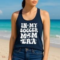 In My Soccer Mom Era Funny Soccer Mom Gifts For Wo Women's Tank Top thumb 2