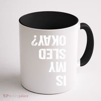 Is My Sled Okay? Funny Snowmobile Sleigh Riding Joke Gift Coffee Mug thumb 1