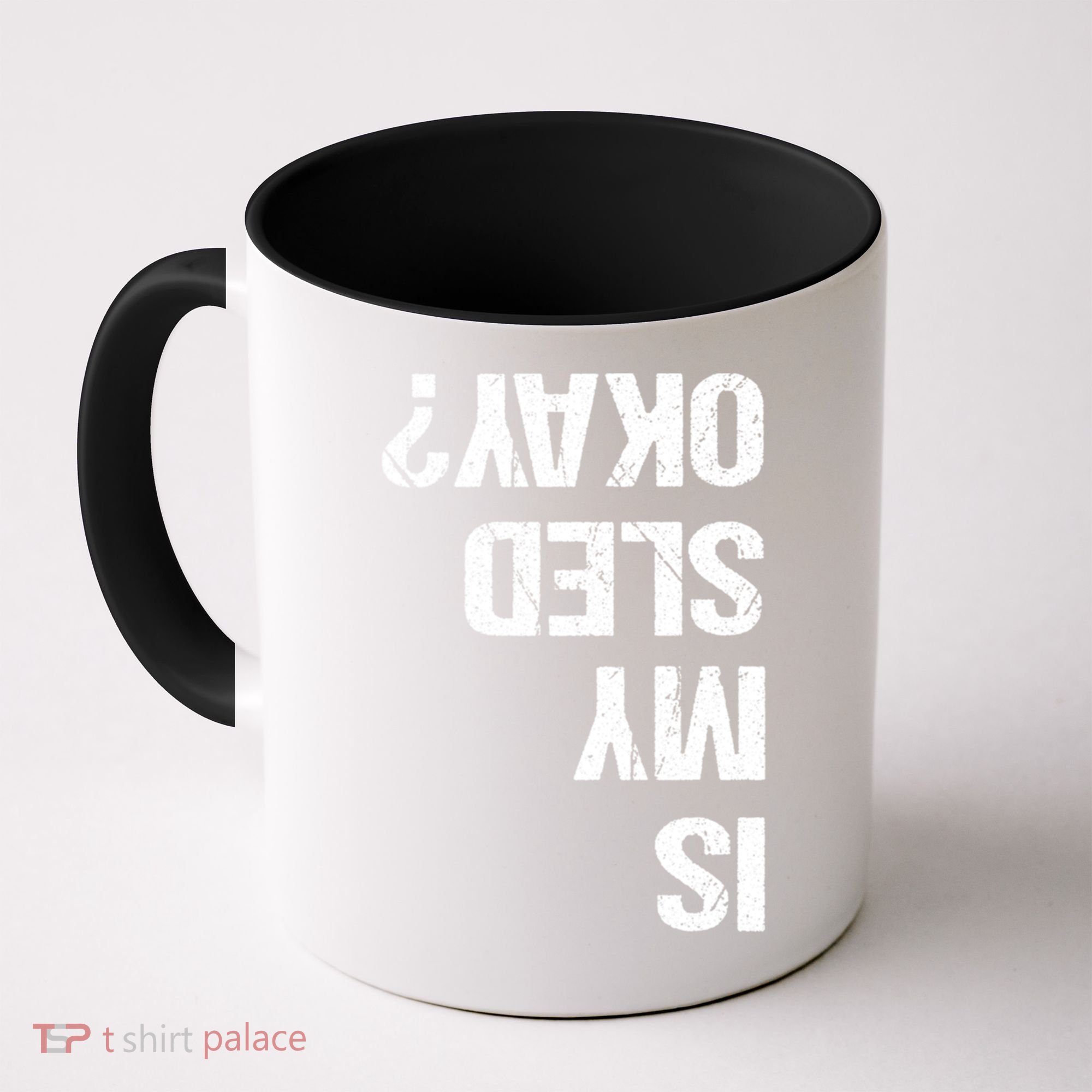 Is My Sled Okay? Funny Snowmobile Sleigh Riding Joke Gift Coffee Mug