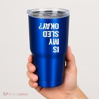 Is My Sled Okay? Funny Snowmobile Sleigh Riding Joke Gift Tumbler thumb 2