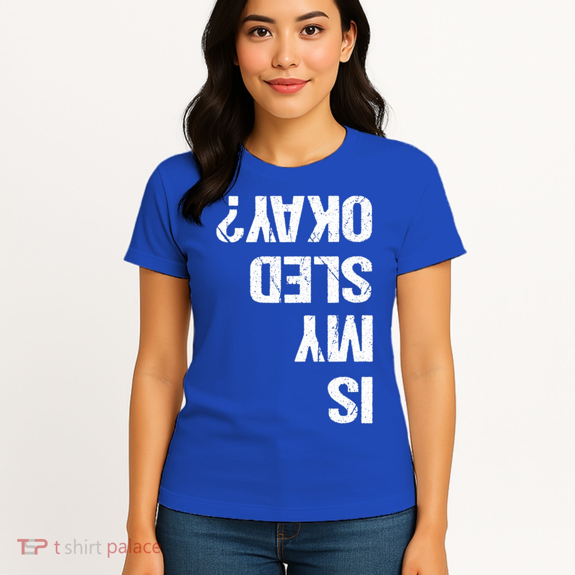 Is My Sled Okay? Funny Snowmobile Sleigh Riding Joke Gift Women's T-Shirt