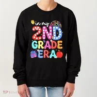In My Second 2nd Grade Era Cute Second Grade Teacher Women's Sweatshirt thumb 0