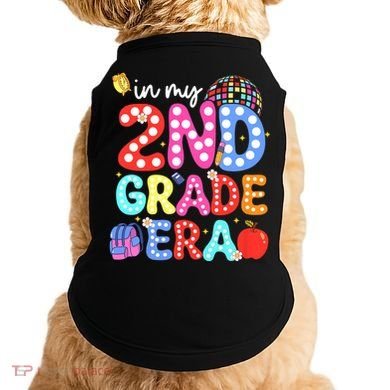 In My Second 2nd Grade Era Cute Second Grade Teacher Doggie Tank