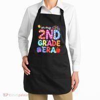 In My Second 2nd Grade Era Cute Second Grade Teacher Apron thumb 2