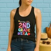In My Second 2nd Grade Era Cute Second Grade Teacher Women's Tank Top thumb 2