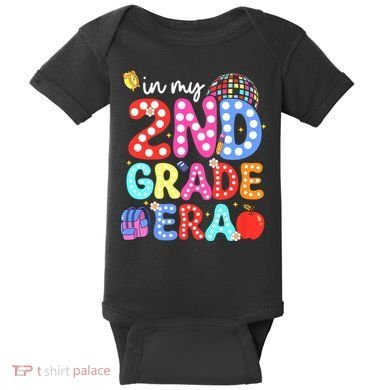 In My Second 2nd Grade Era Cute Second Grade Teacher Baby Bodysuit
