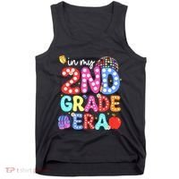 In My Second 2nd Grade Era Cute Second Grade Teacher Tank Top thumb 0