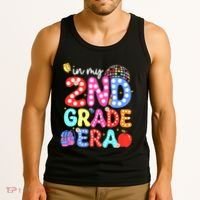 In My Second 2nd Grade Era Cute Second Grade Teacher Tank Top thumb 3
