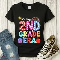 In My Second 2nd Grade Era Cute Second Grade Teacher Women's T-Shirt thumb 3