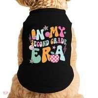 In My Second Grade Era 2nd Grade Girl Teacher Back To School Gift Doggie Tank thumb 0