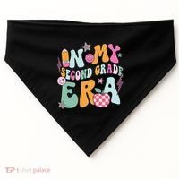 In My Second Grade Era 2nd Grade Girl Teacher Back To School Gift USA-Made Doggie Bandana thumb 0