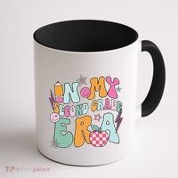 In My Second Grade Era 2nd Grade Girl Teacher Back To School Gift Coffee Mug thumb 1