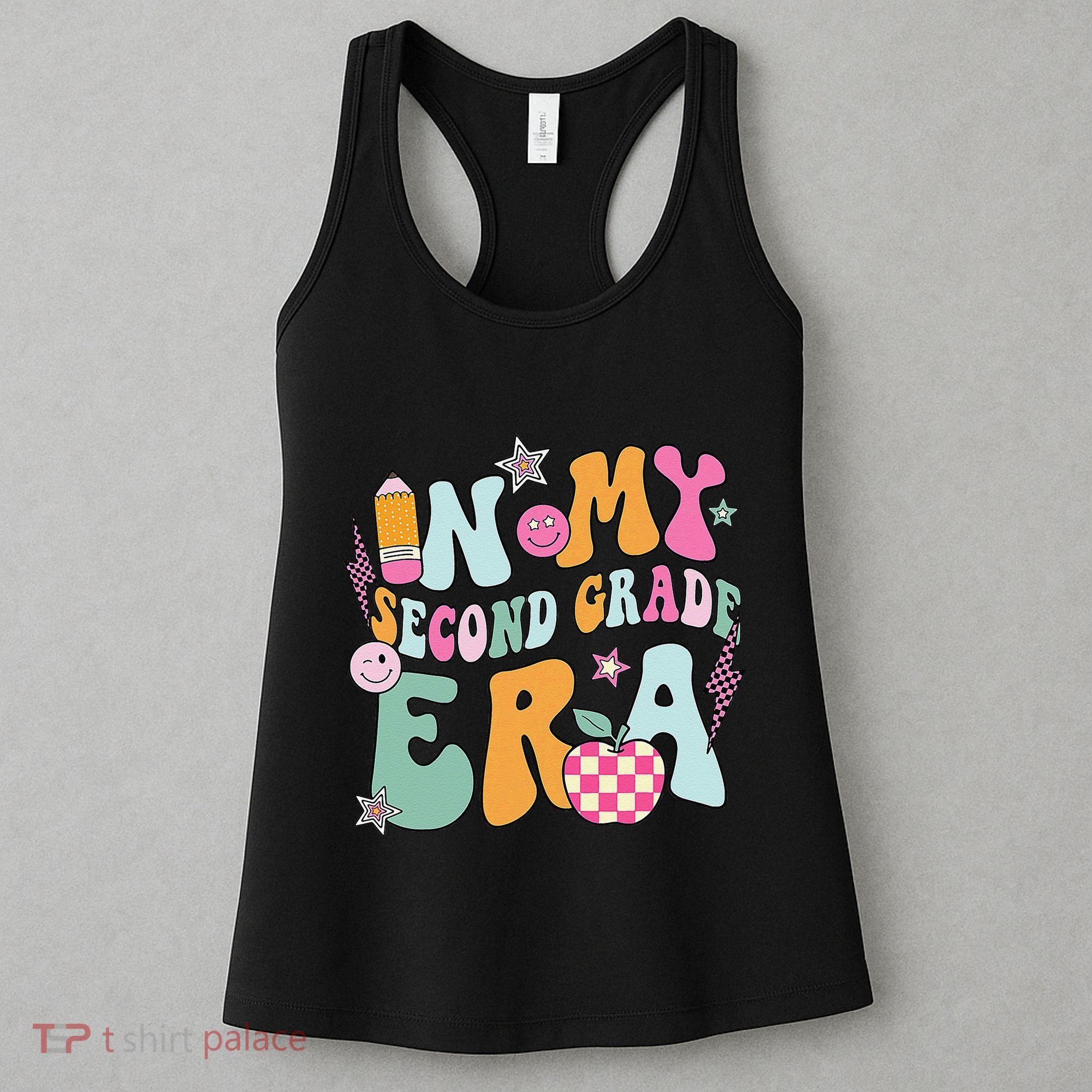 In My Second Grade Era 2nd Grade Girl Teacher Back To School Gift Women's Tank Top