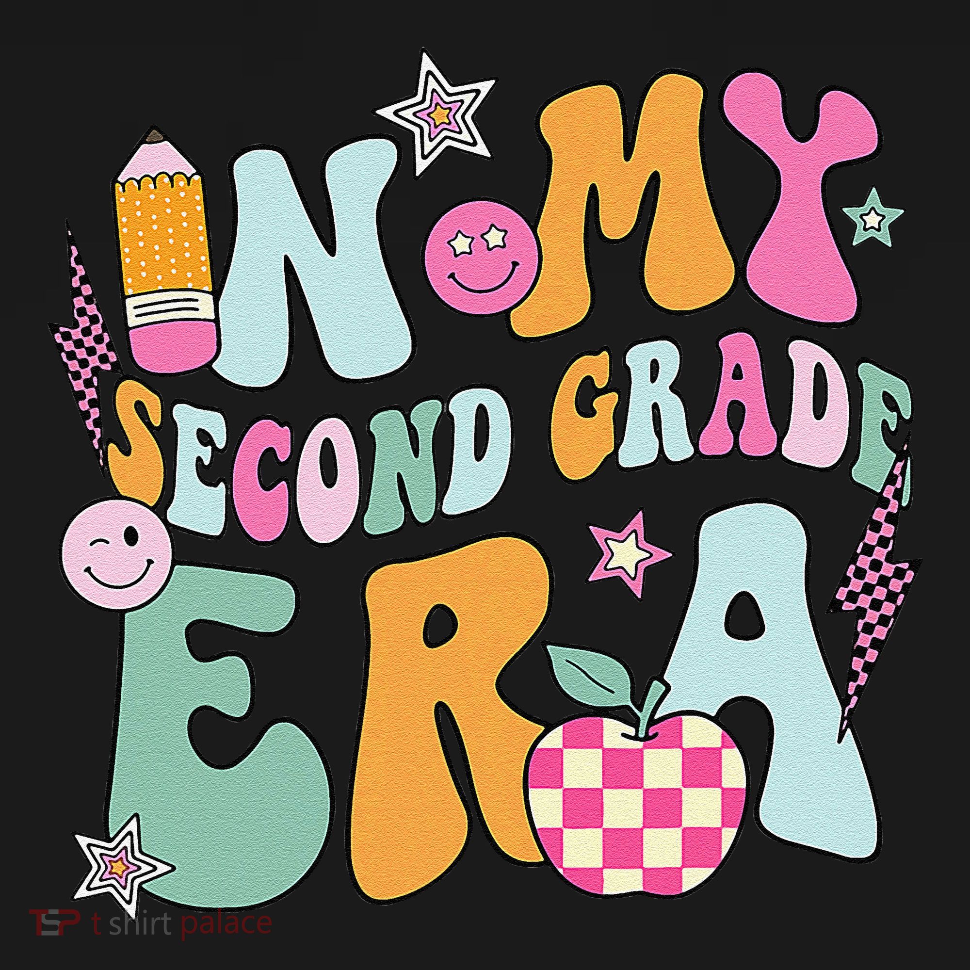 In My Second Grade Era 2nd Grade Girl Teacher Back To School Gift Toddler Hoodie