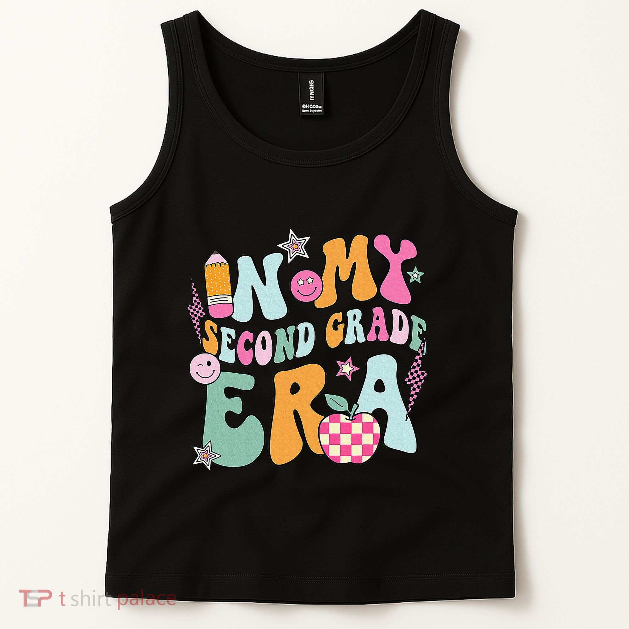 In My Second Grade Era 2nd Grade Girl Teacher Back To School Gift Tank Top