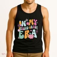 In My Second Grade Era 2nd Grade Girl Teacher Back To School Gift Tank Top thumb 3