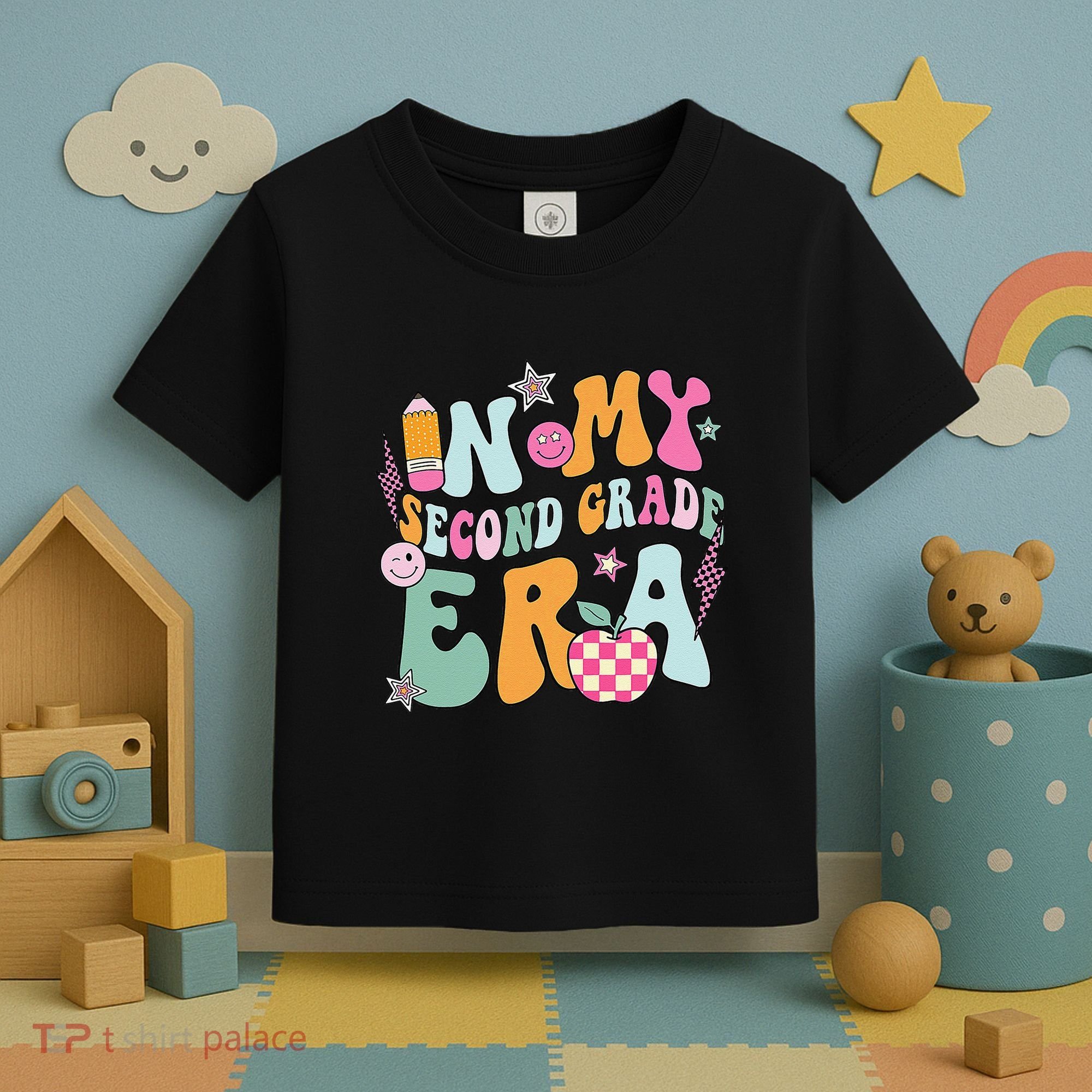 In My Second Grade Era 2nd Grade Girl Teacher Back To School Gift Toddler T-Shirt