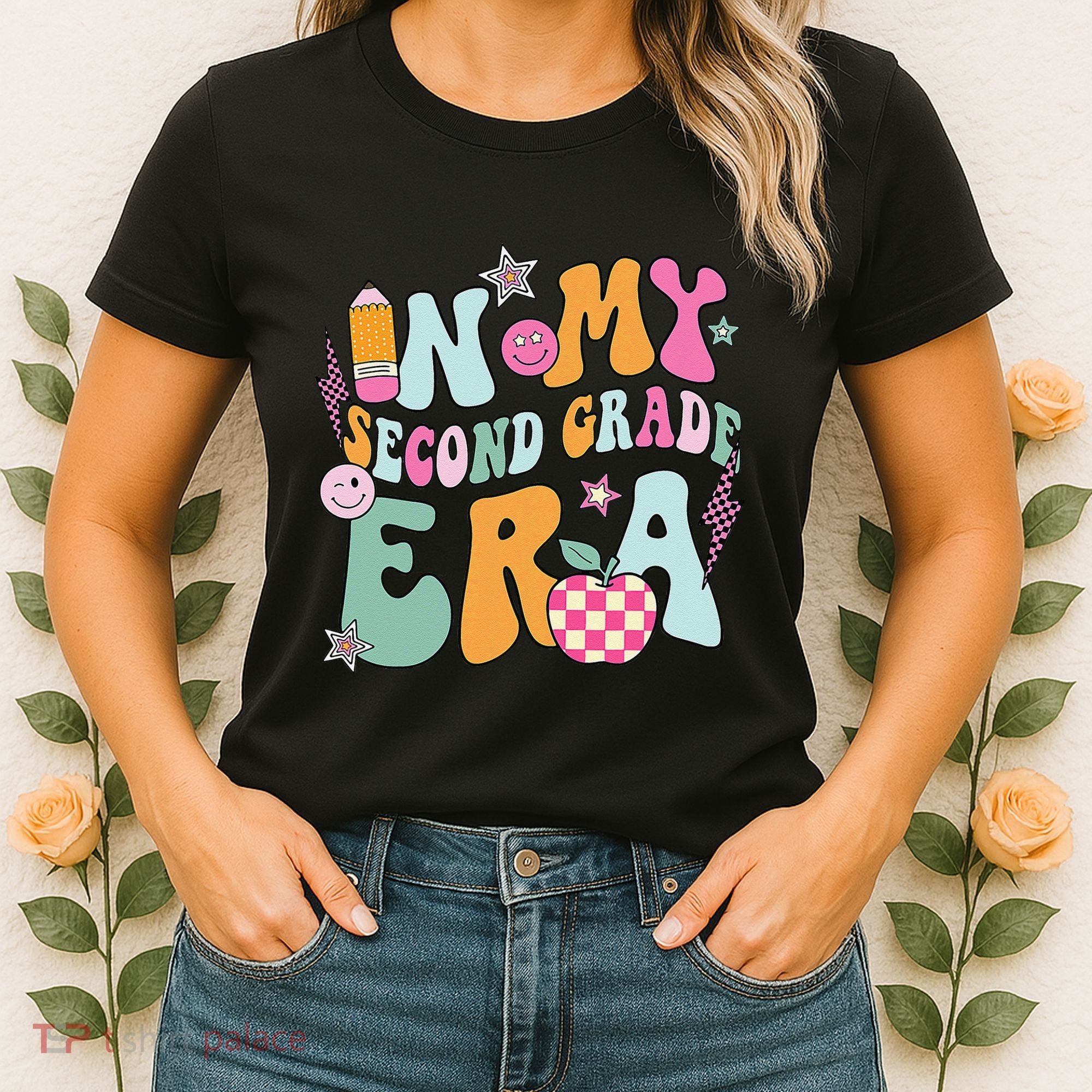In My Second Grade Era 2nd Grade Girl Teacher Back To School Gift Women's T-Shirt