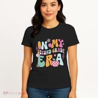 In My Second Grade Era 2nd Grade Girl Teacher Back To School Gift Women's T-Shirt thumb 4