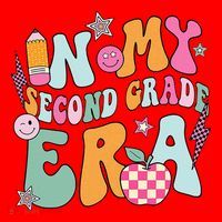 In My Second Grade Era 2nd Grade Girl Teacher Back To School Gift Santa Hat thumb 1