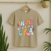 In My Second Grade Era 2nd Grade Girl Teacher Back To School Gift T-Shirt thumb 2