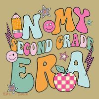 In My Second Grade Era 2nd Grade Girl Teacher Back To School Gift Mousepad thumb 1