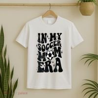 In My Soccer Mom Era Retro Soccer Mama Mothers Day T-Shirt thumb 2