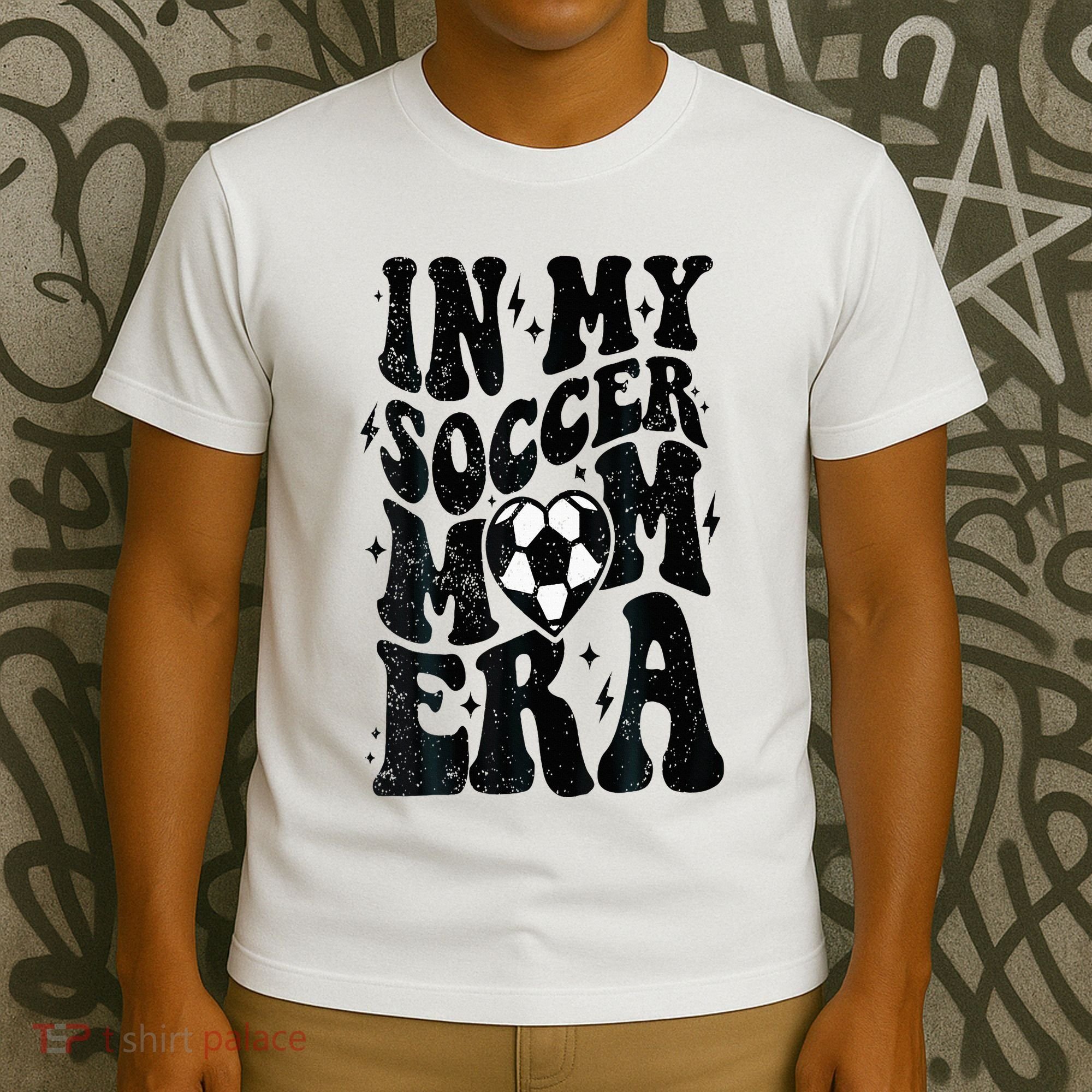 In My Soccer Mom Era Retro Soccer Mama Mothers Day T-Shirt