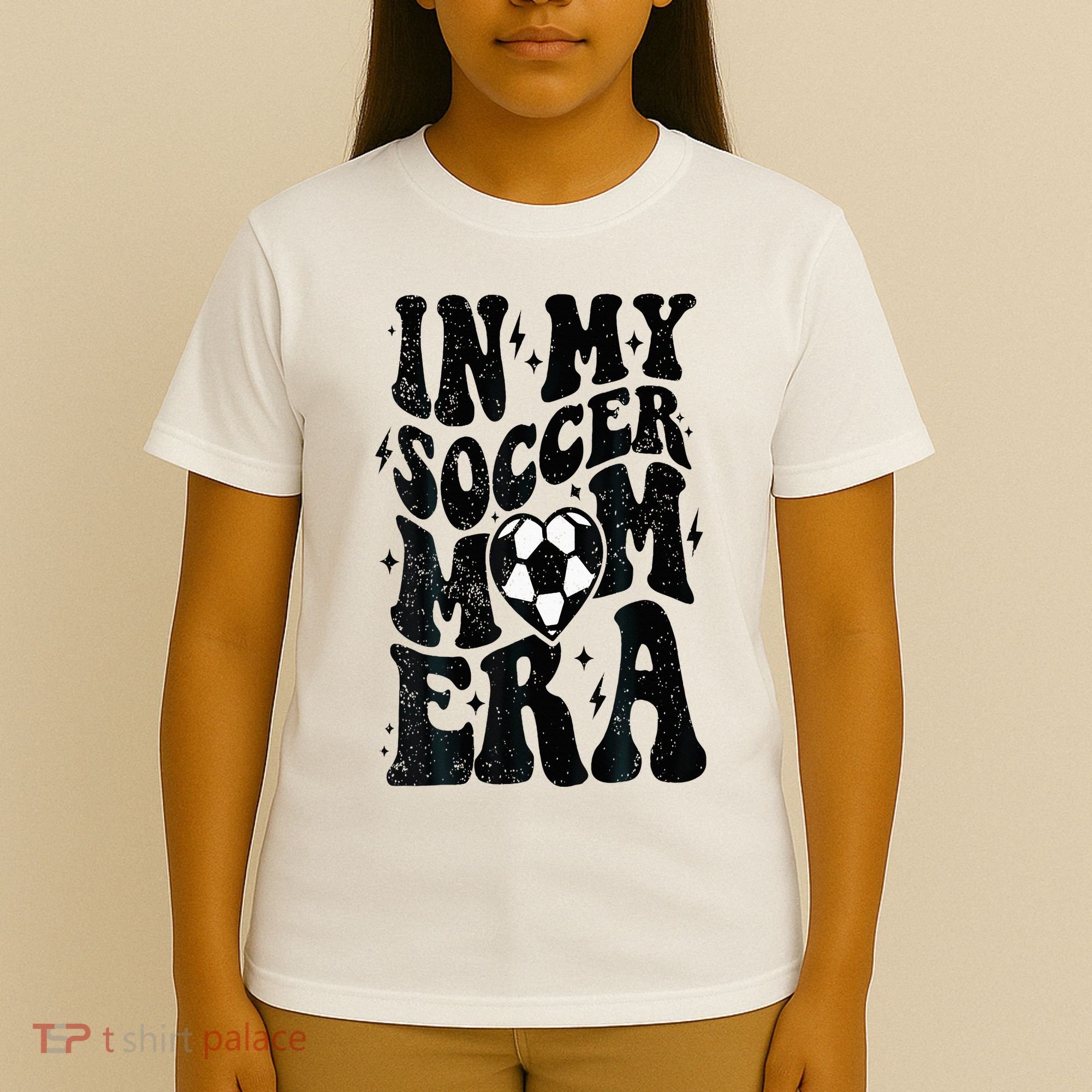 In My Soccer Mom Era Retro Soccer Mama Mothers Day T-Shirt