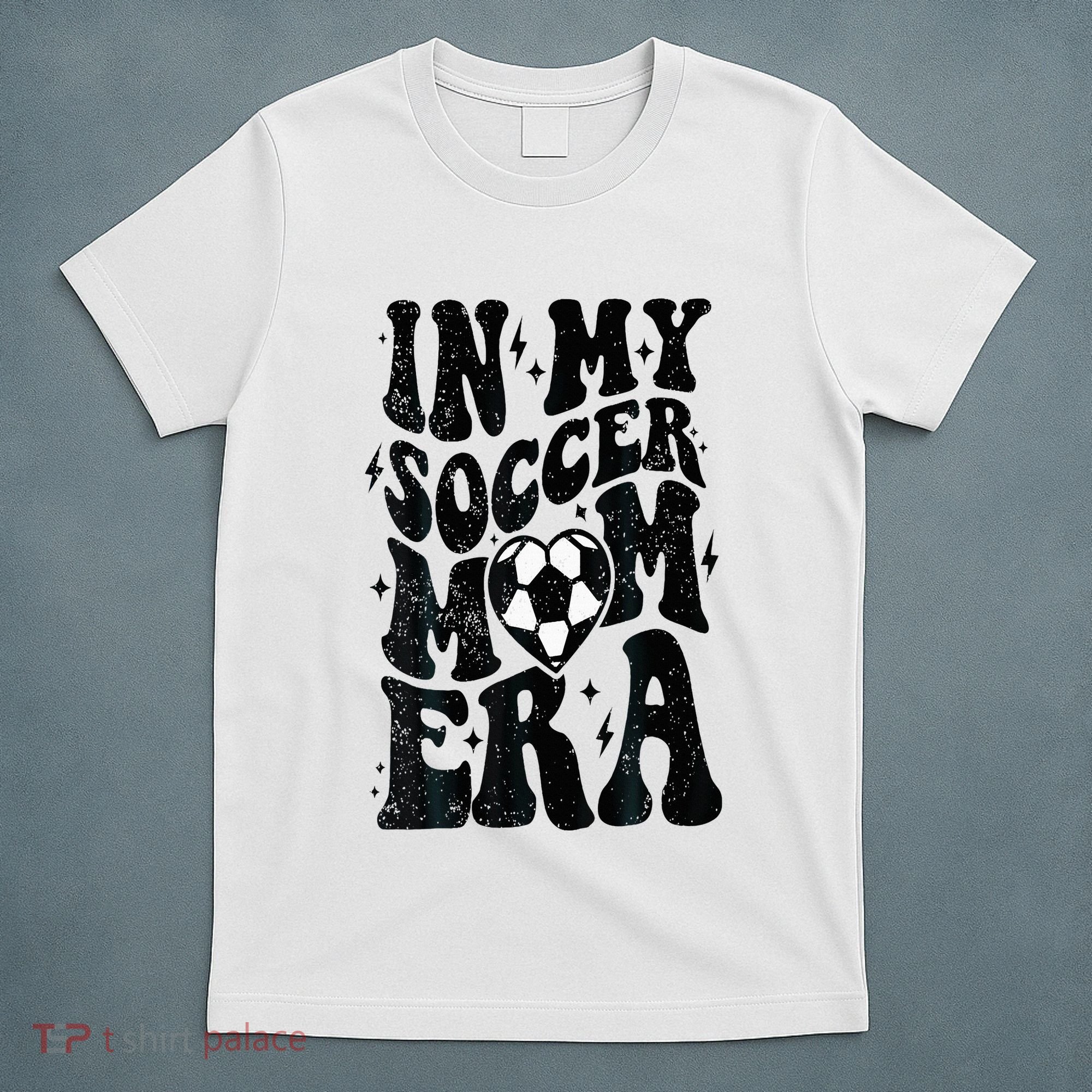 In My Soccer Mom Era Retro Soccer Mama Mothers Day T-Shirt