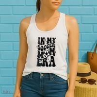 In My Soccer Mom Era Retro Soccer Mama Mothers Day Women's Tank Top thumb 2