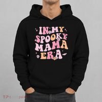 In My Spooky Mama Era Retro Halloween Witchy One Spooky Mom Hoodie thumb 0