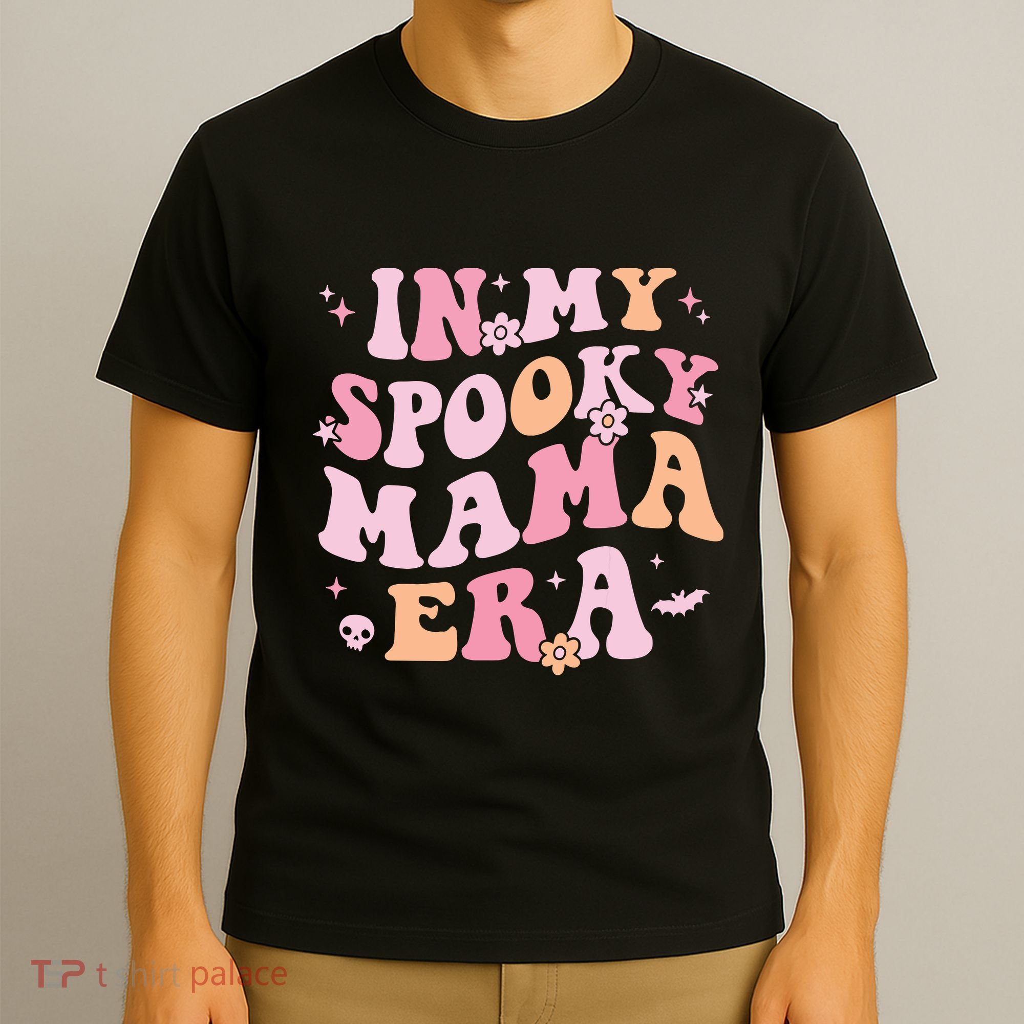 In My Spooky Mama Era Retro Halloween Witchy One Spooky Mom T-Shirt