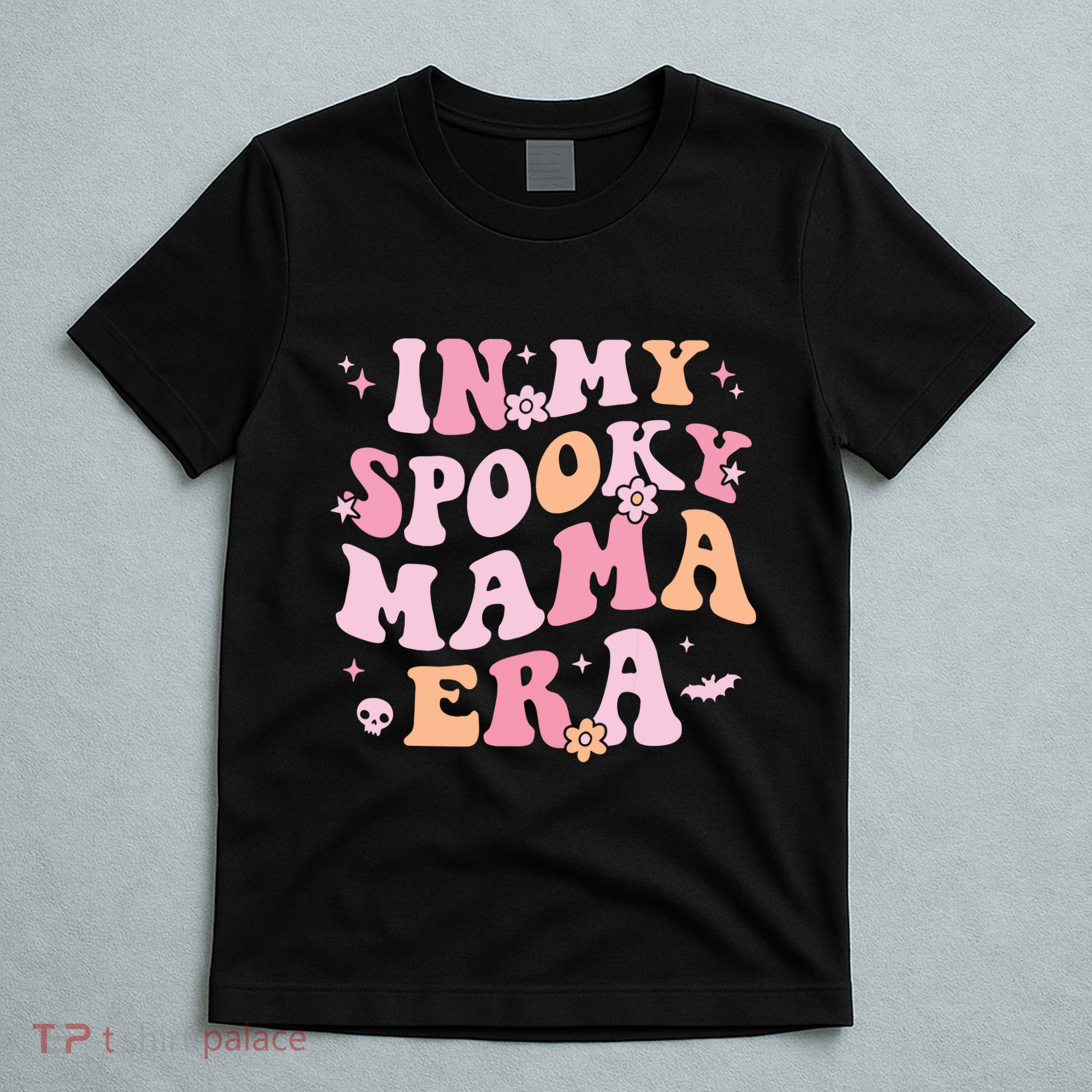 In My Spooky Mama Era Retro Halloween Witchy One Spooky Mom T-Shirt