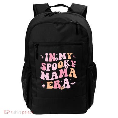 In My Spooky Mama Era Retro Halloween Witchy One Spooky Mom Backpack