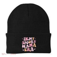 In My Spooky Mama Era Retro Halloween Witchy One Spooky Mom Beanie thumb 0