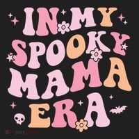 In My Spooky Mama Era Retro Halloween Witchy One Spooky Mom Beanie thumb 2