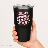 In My Spooky Mama Era Retro Halloween Witchy One Spooky Mom Tumbler thumb 2
