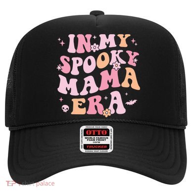 In My Spooky Mama Era Retro Halloween Witchy One Spooky Mom Hat