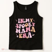 In My Spooky Mama Era Retro Halloween Witchy One Spooky Mom Tank Top thumb 2
