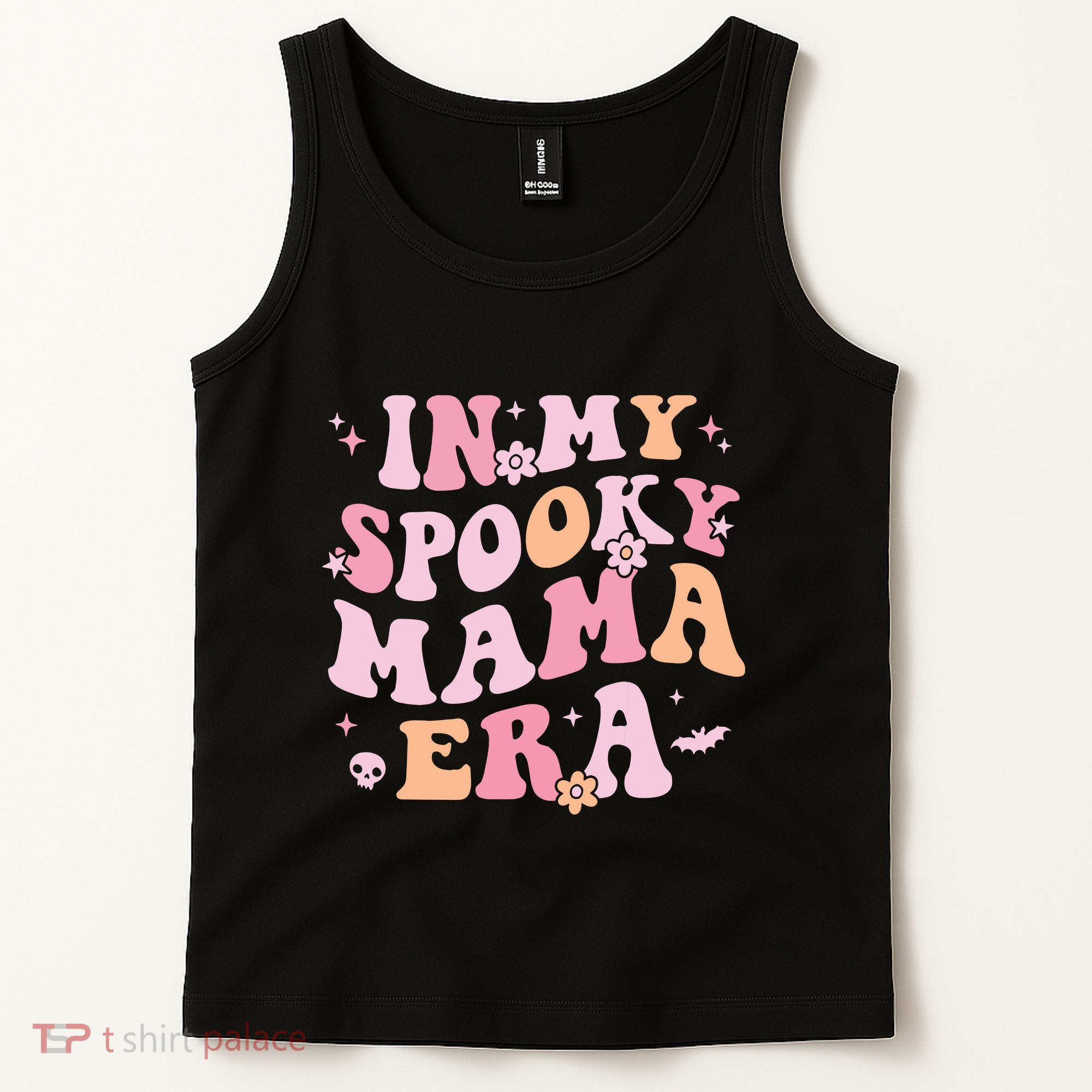 In My Spooky Mama Era Retro Halloween Witchy One Spooky Mom Tank Top