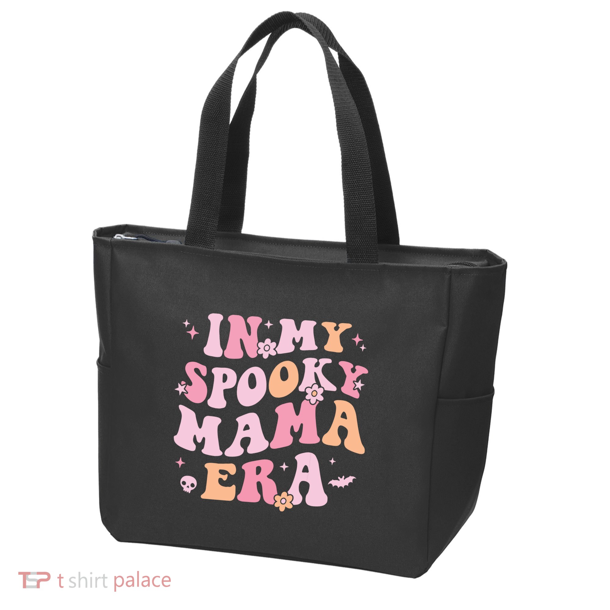 In My Spooky Mama Era Retro Halloween Witchy One Spooky Mom Tote Bag