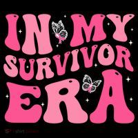 In My Survivor Era Groovy Retro Pink Breast Cancer Awareness Meaningful Gift Coffee Mug thumb 5