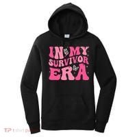In My Survivor Era Groovy Retro Pink Breast Cancer Awareness Meaningful Gift Women's Hoodie thumb 0