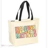 Inclusion Matters Special Education Autism Awareness Teacher Tote Bag thumb 2