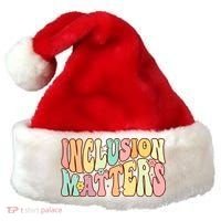 Inclusion Matters Special Education Autism Awareness Teacher Santa Hat thumb 0