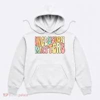 Inclusion Matters Special Education Autism Awareness Teacher Hoodie thumb 0